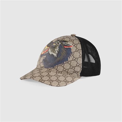 Casquette Suprême GG Homme Imprimé Loup.